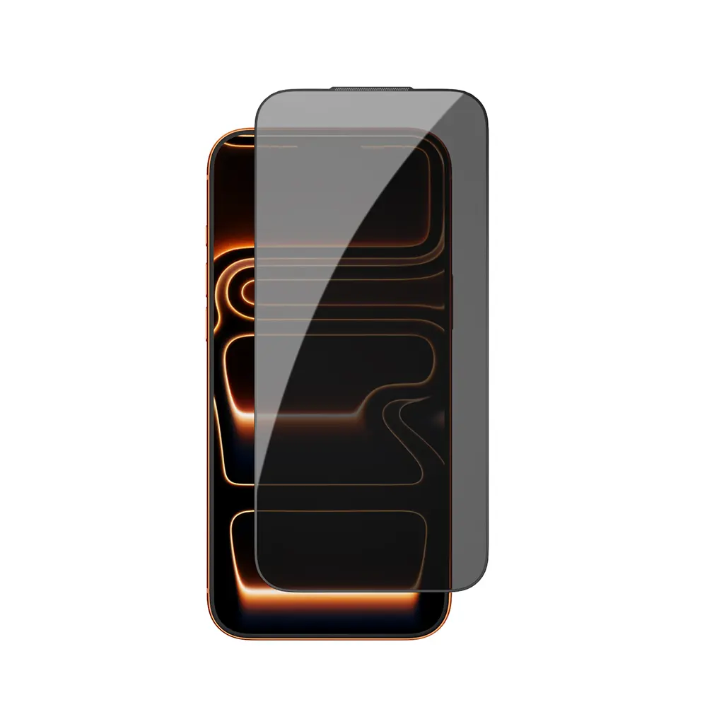 iPhone 17 3D Hayalet Ekran Koruyucu Cam - Wiwu GT-034 Glass Ultra Privacy