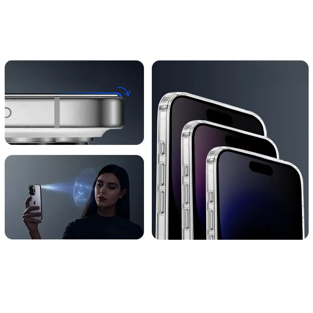 iPhone 17 Gizlilik Ekran Koruyucu Temperli Cam - Zore 2.5D Oliv Privacy