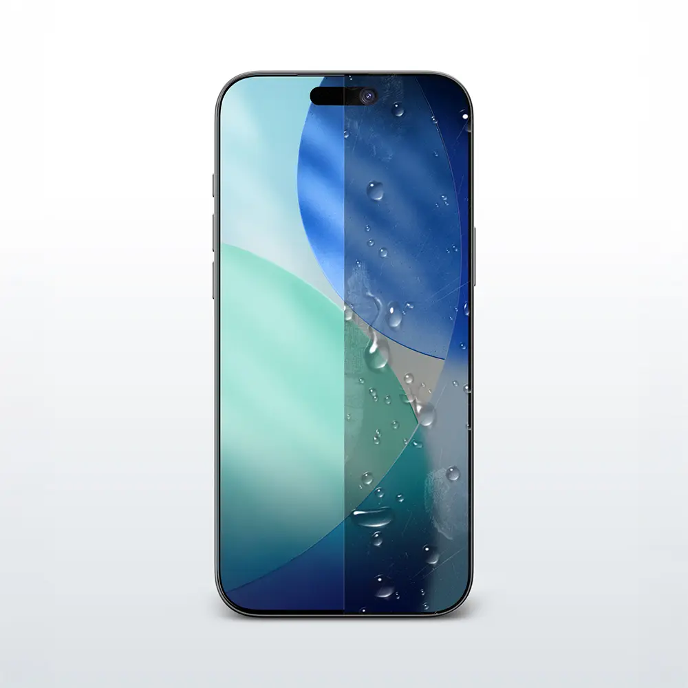 iPhone 17 Air Parmak İzi Bırakmayan Temperli Cam Ekran Koruyucu - Amazingthing Radix