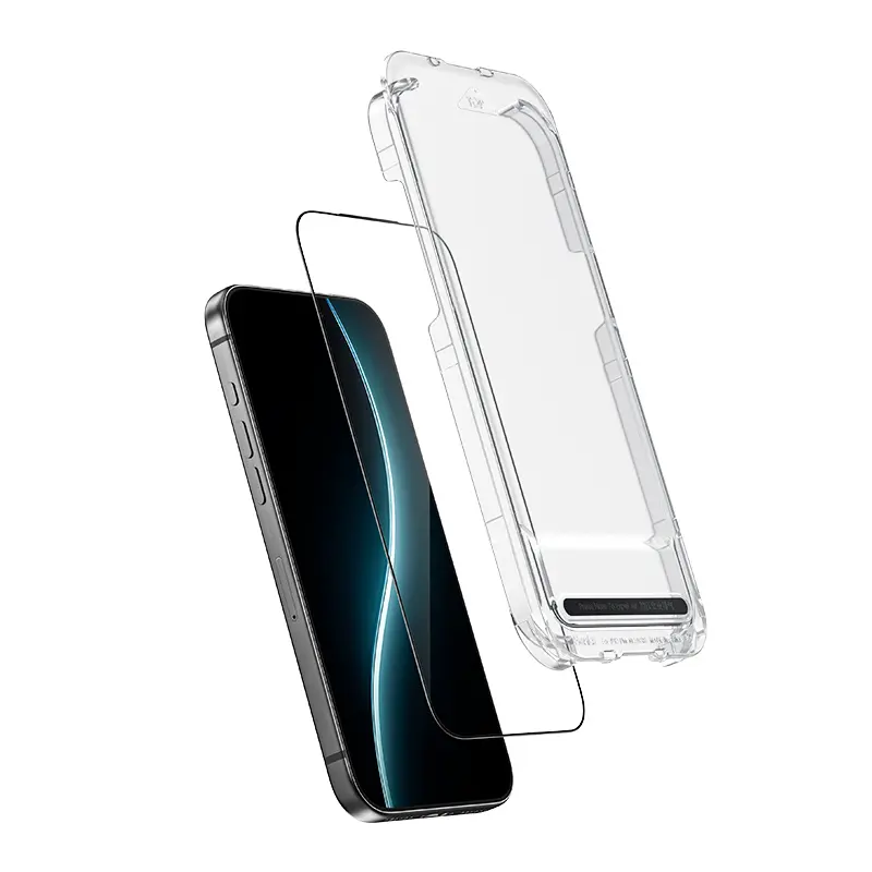 iPhone 17 Air Cam Ekran Koruyucu, 0.3 mm Safir Kaplama - Benks Glass Warrior
