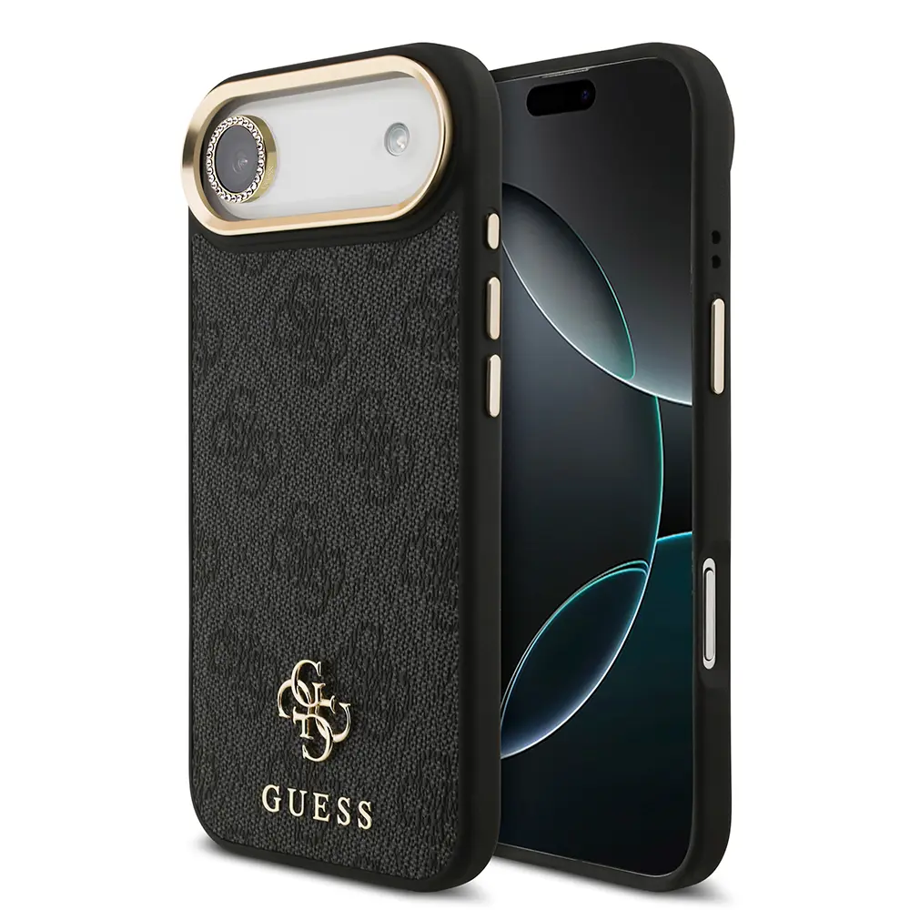 iPhone 17 Air Guess Lisanslı 3'ü 1 Arada Kılıf Seti - 4G Logolu