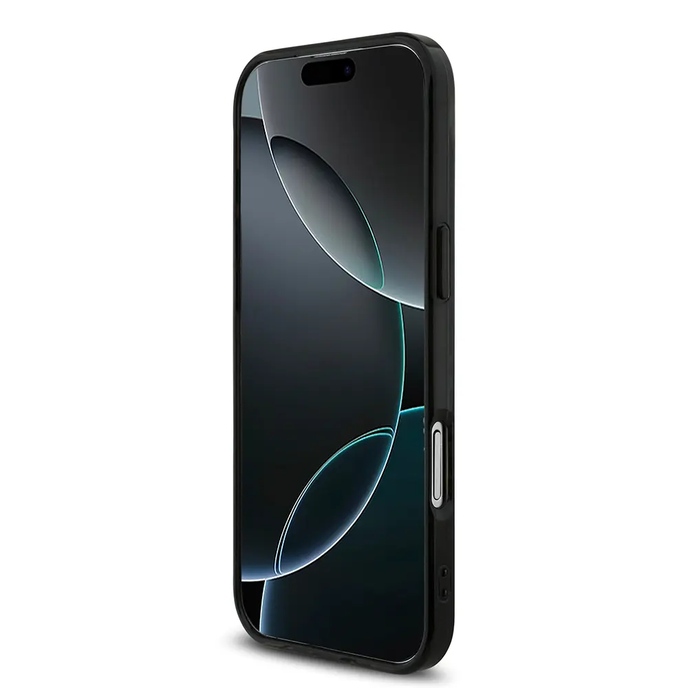 Apple iPhone 17 Air Kılıf AMG Orjinal Lisanslı M-safe Şarj Özellikli Çift Katmanlı Kırmızı Çapraz Çizgili Kapak