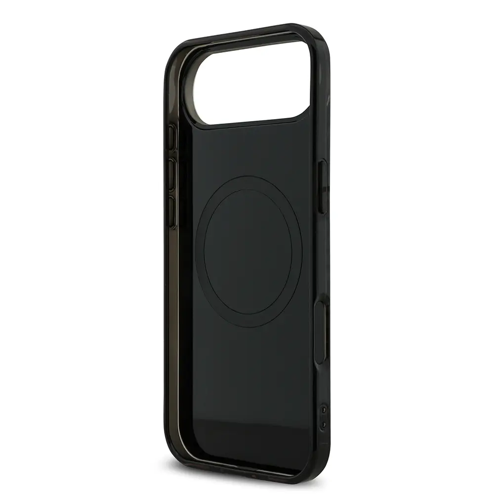 Apple iPhone 17 Air Kılıf AMG Orjinal Lisanslı M-safe Şarj Özellikli Çift Katmanlı Kırmızı Çapraz Çizgili Kapak