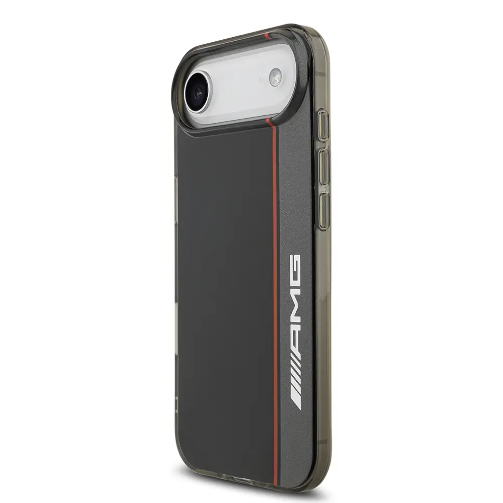 Apple iPhone 17 Air Kılıf AMG Orjinal Lisanslı M-safe Şarj Özellikli IML Baskı Logolu Çift Katmanlı Bow Lines Kapak