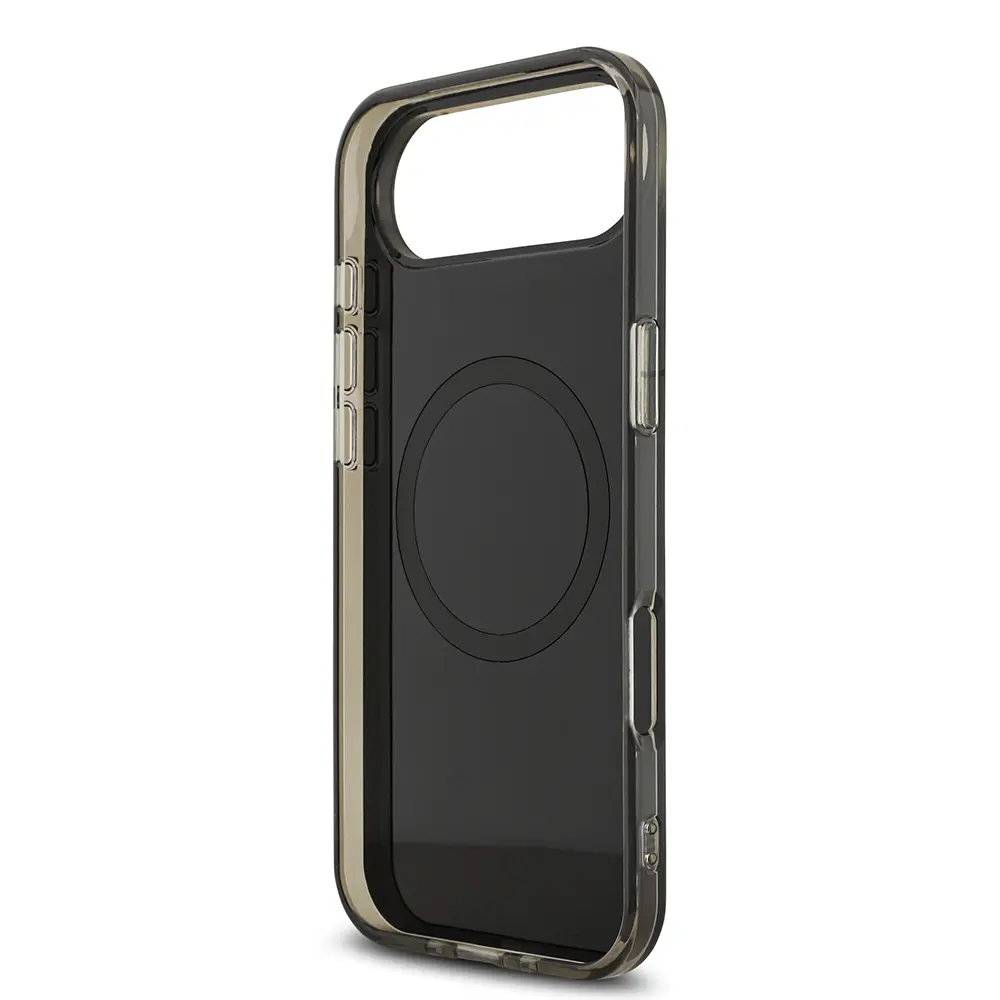 Apple iPhone 17 Air Kılıf AMG Orjinal Lisanslı M-safe Şarj Özellikli IML Baskı Logolu Çift Katmanlı Bow Lines Kapak