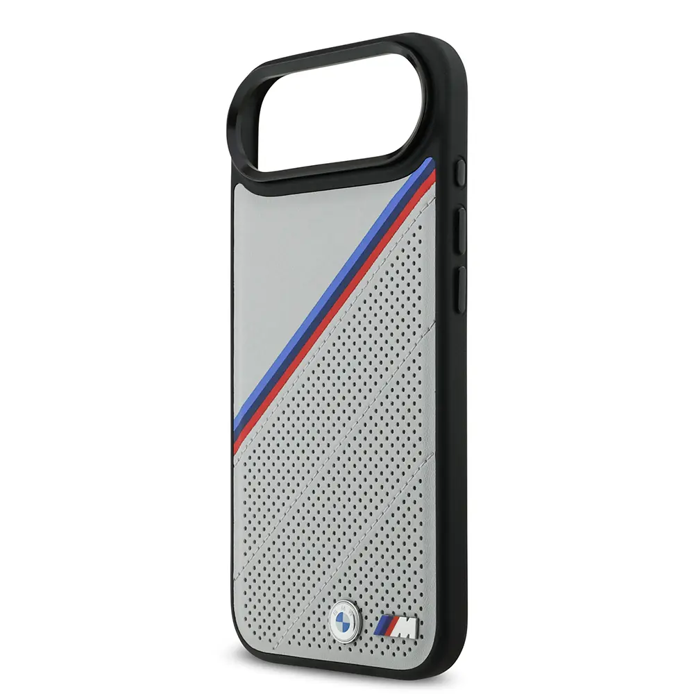 iPhone 17 Air MagSafe Uyumlu Deri Kılıf - BMW M Logolu