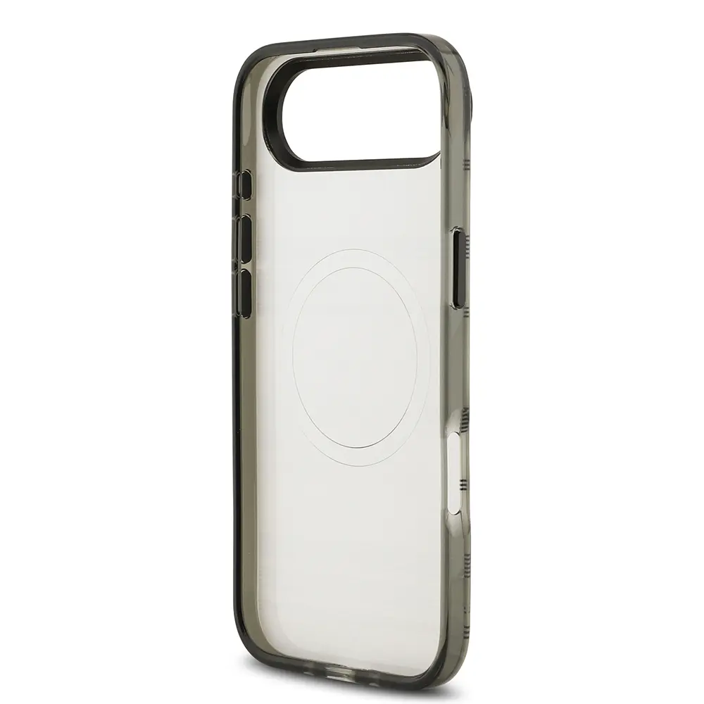 Apple iPhone 17 Air Kılıf BMW Orjinal Lisanslı M-safe Şarj Özellikli Metal Kamera Butonlu Yatay Şeritli M Dizayn Kapak