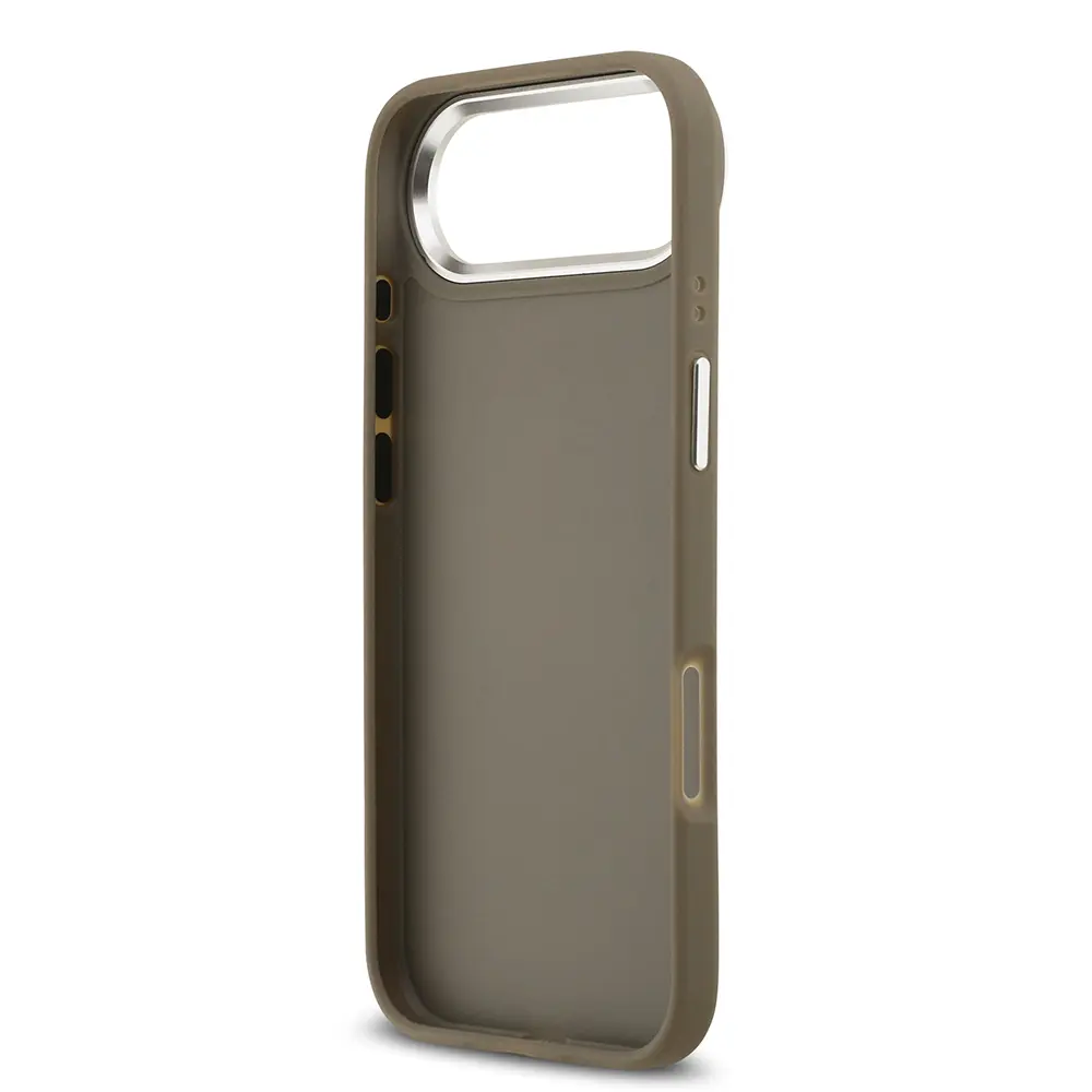 Apple iPhone 17 Air Kılıf Guess Orjinal Lisanslı Grained 4G Metal Büyük Logolu Kapak