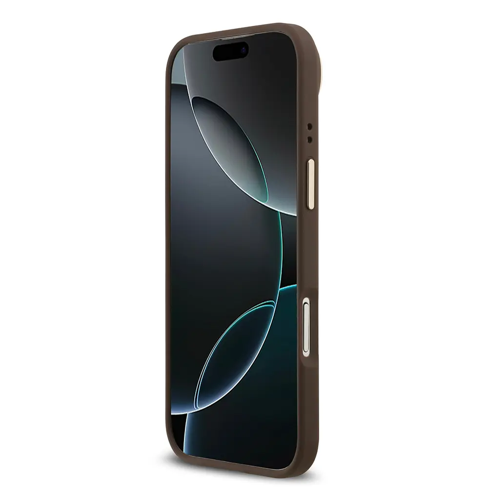 iPhone 17 Air MagSafe Uyumlu 4G Desenli Kılıf - Guess Klasik Logolu