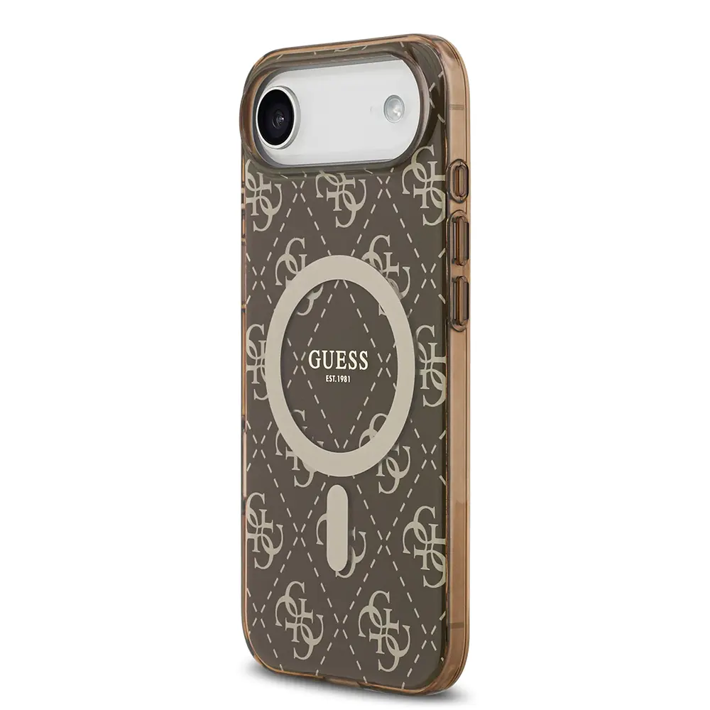 iPhone 17 Air MagSafe Uyumlu IML Baskılı Kılıf - Guess 4G Logolu