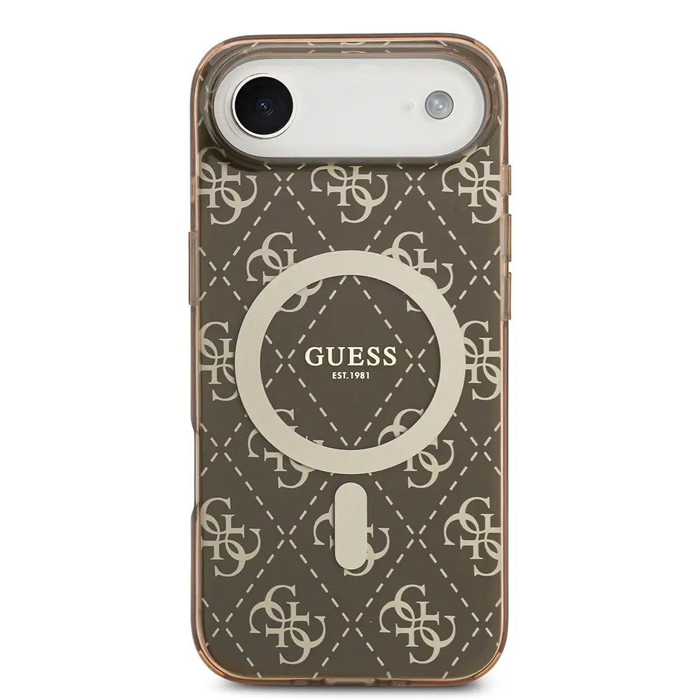 iPhone 17 Air MagSafe Uyumlu IML Baskılı Kılıf - Guess 4G Logolu