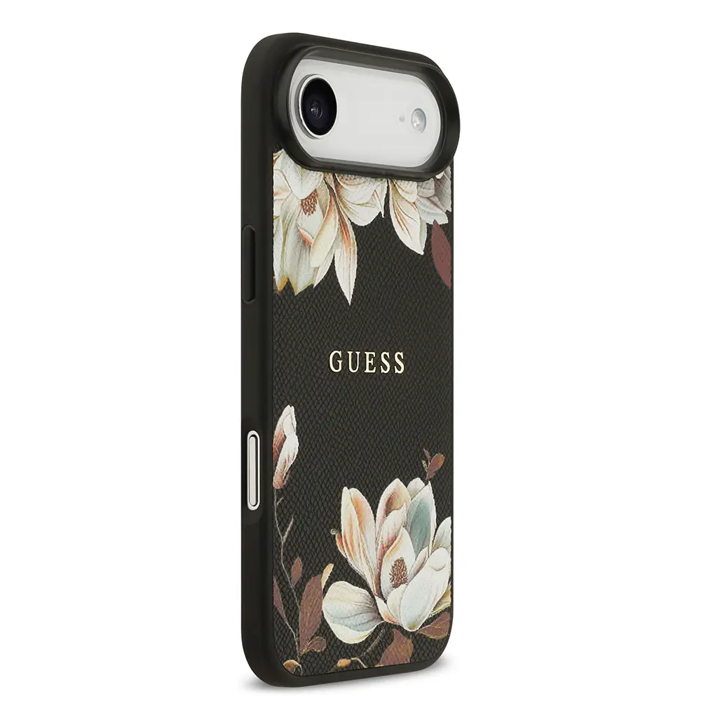 iPhone 17 Air MagSafe Uyumlu Çiçek Tasarımlı Kılıf - Guess Lisanslı