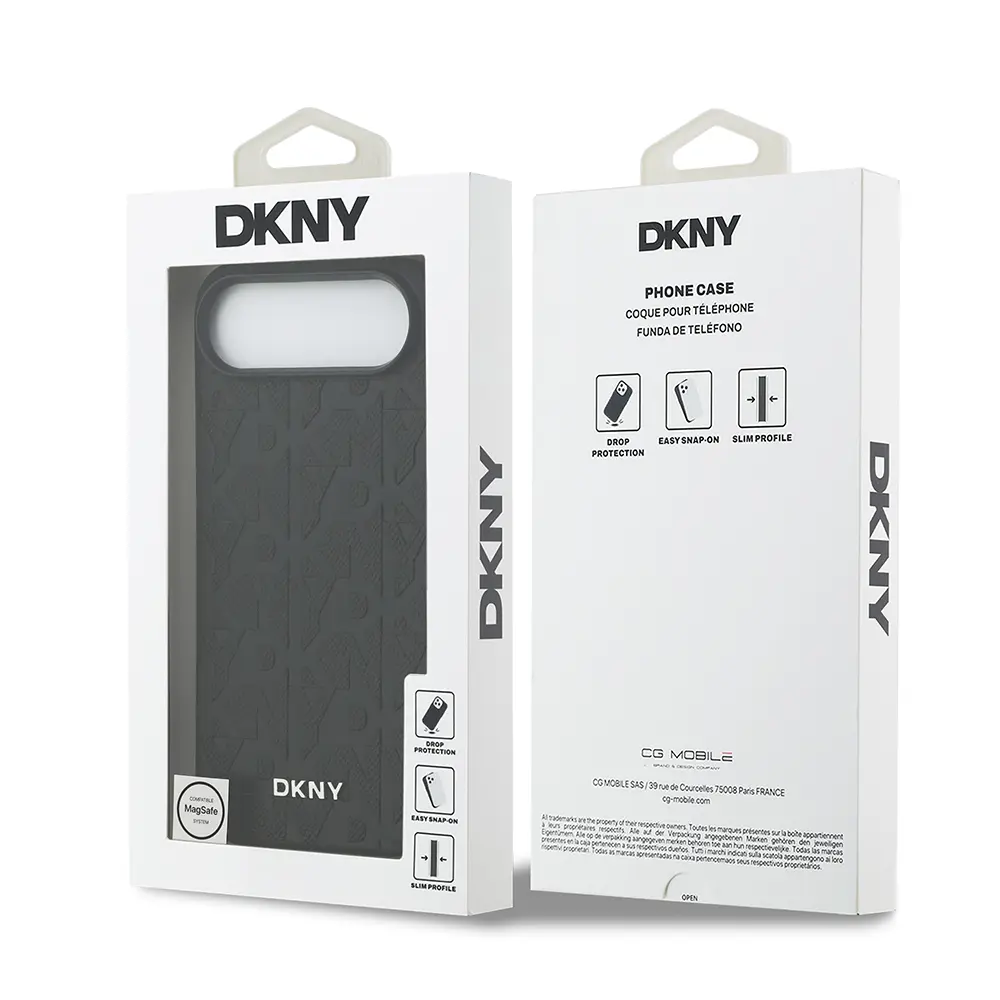 iPhone 17 Air MagSafe Uyumlu 3D Grid Desenli Kılıf - DKNY