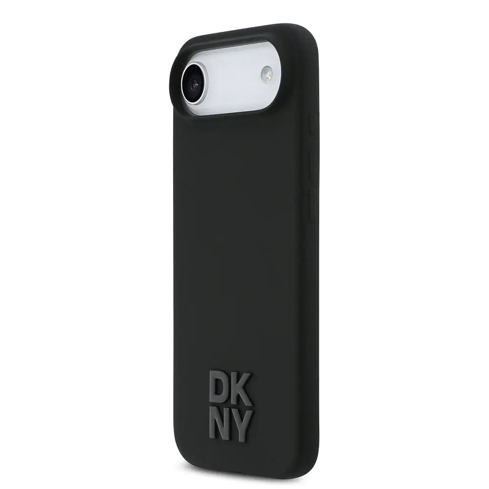 iPhone 17 Air MagSafe Uyumlu Silikon Kılıf - DKNY Metal Logolu