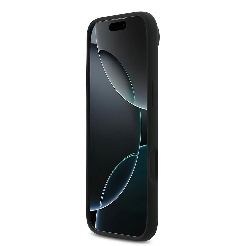iPhone 17 Air MagSafe Uyumlu Silikon Kılıf - DKNY Metal Logolu
