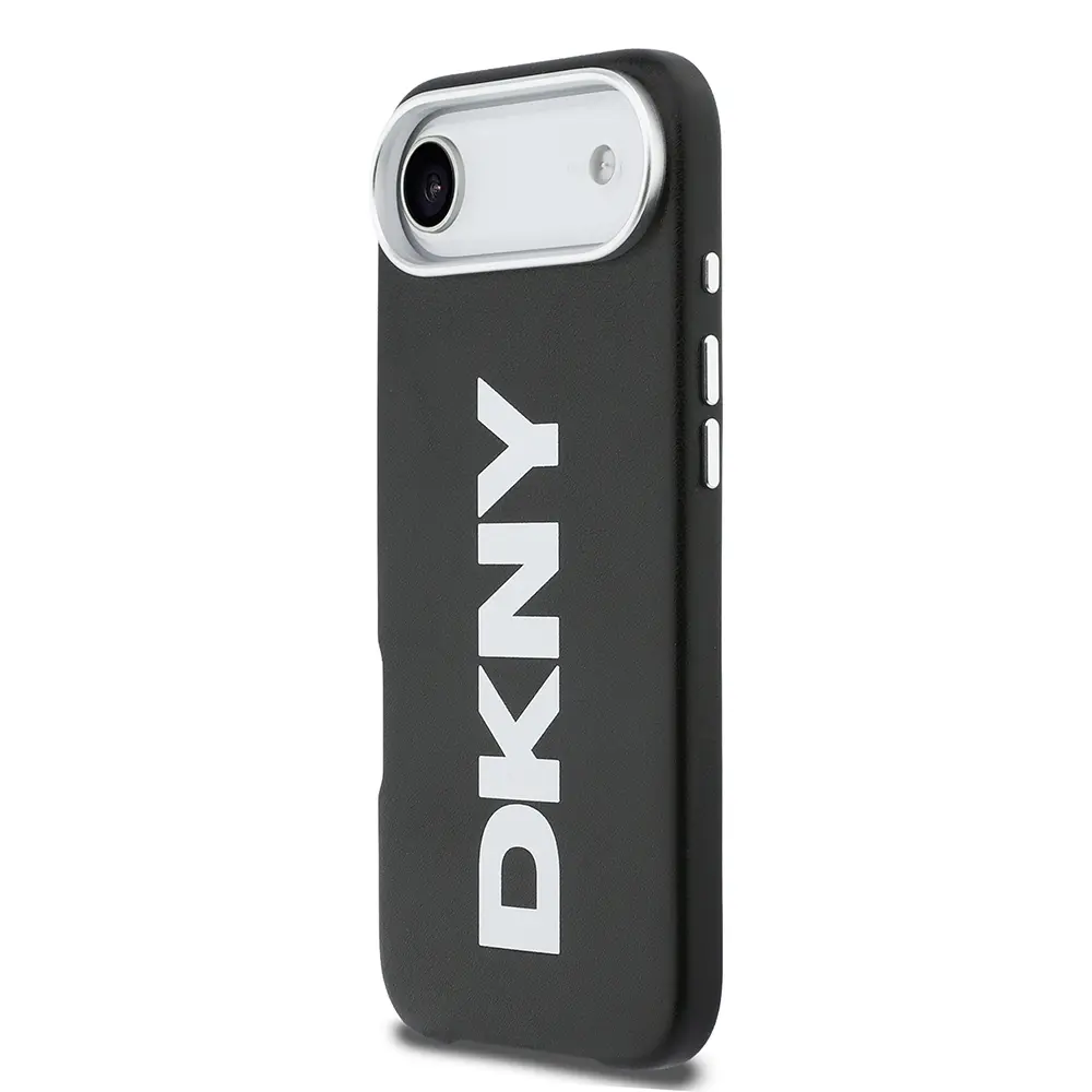 iPhone 17 Air MagSafe Uyumlu PU Kılıf - DKNY Büyük Dikey Logolu