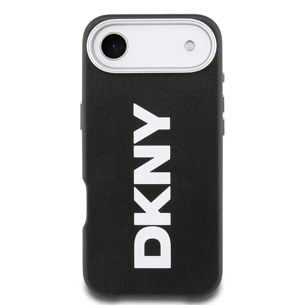 iPhone 17 Air MagSafe Uyumlu PU Kılıf - DKNY Büyük Dikey Logolu