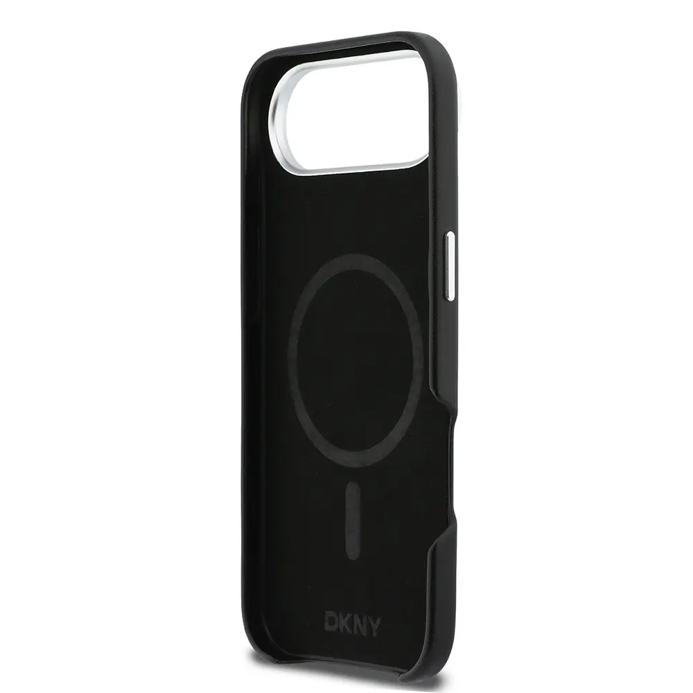 iPhone 17 Air MagSafe Uyumlu PU Kılıf - DKNY Büyük Dikey Logolu