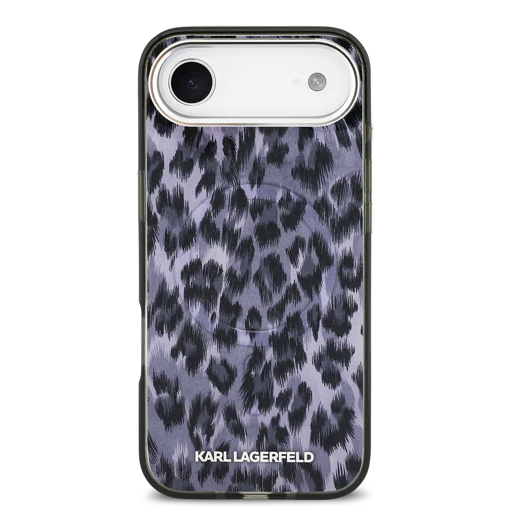 iPhone 17 Air MagSafe Uyumlu Leopar Baskılı Kılıf - Karl Lagerfeld
