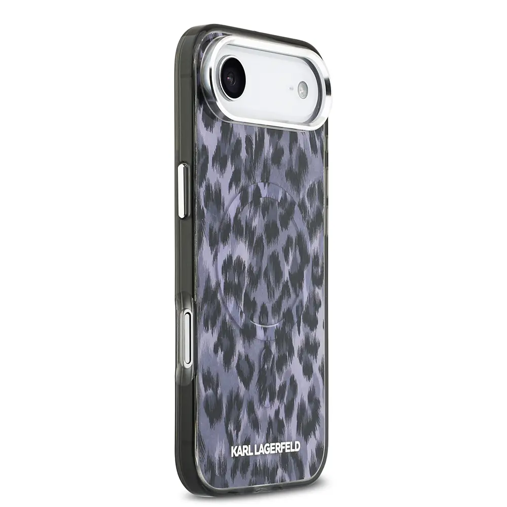 iPhone 17 Air MagSafe Uyumlu Leopar Baskılı Kılıf - Karl Lagerfeld