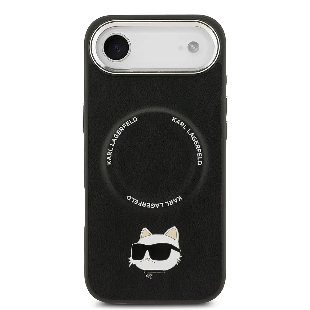 iPhone 17 Air MagSafe Uyumlu PU Deri Kılıf - Karl Lagerfeld Choupette