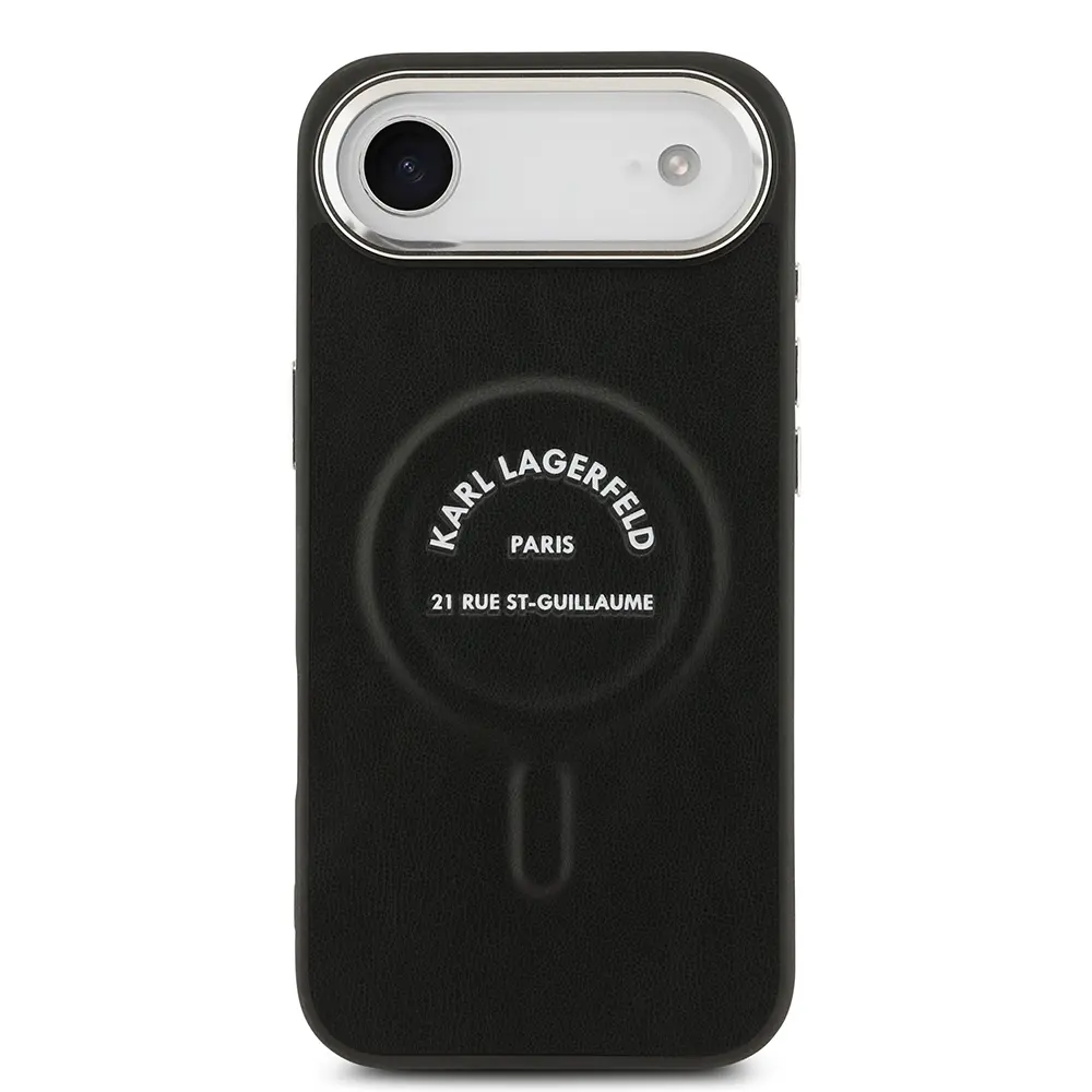 iPhone 17 Air MagSafe Uyumlu PU Deri Kılıf - Karl Lagerfeld Paris RSG