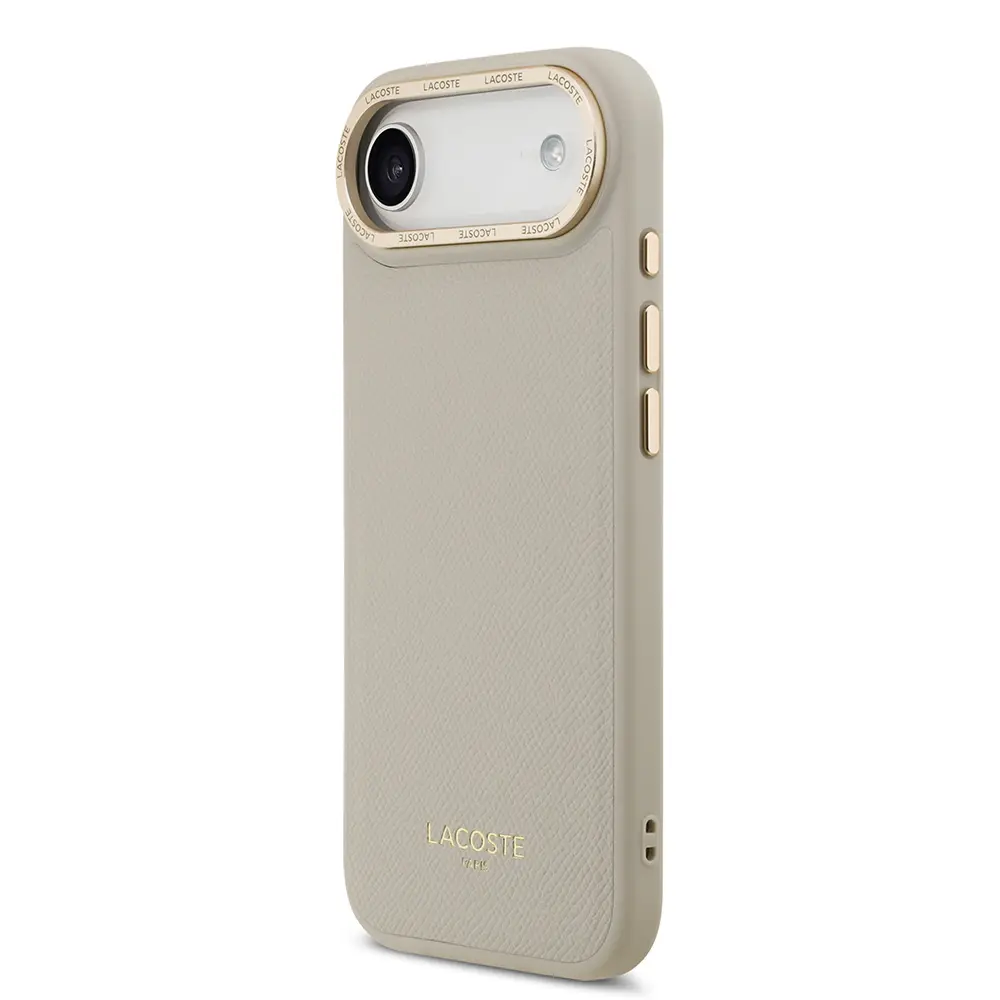 iPhone 17 Air MagSafe Uyumlu PU Deri Kılıf - Lacoste Champs Elysees