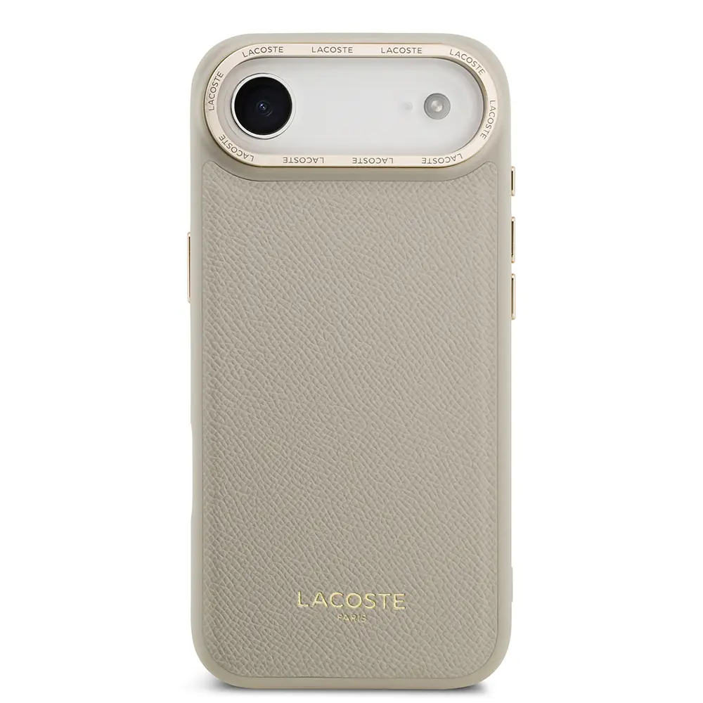 iPhone 17 Air MagSafe Uyumlu PU Deri Kılıf - Lacoste Champs Elysees