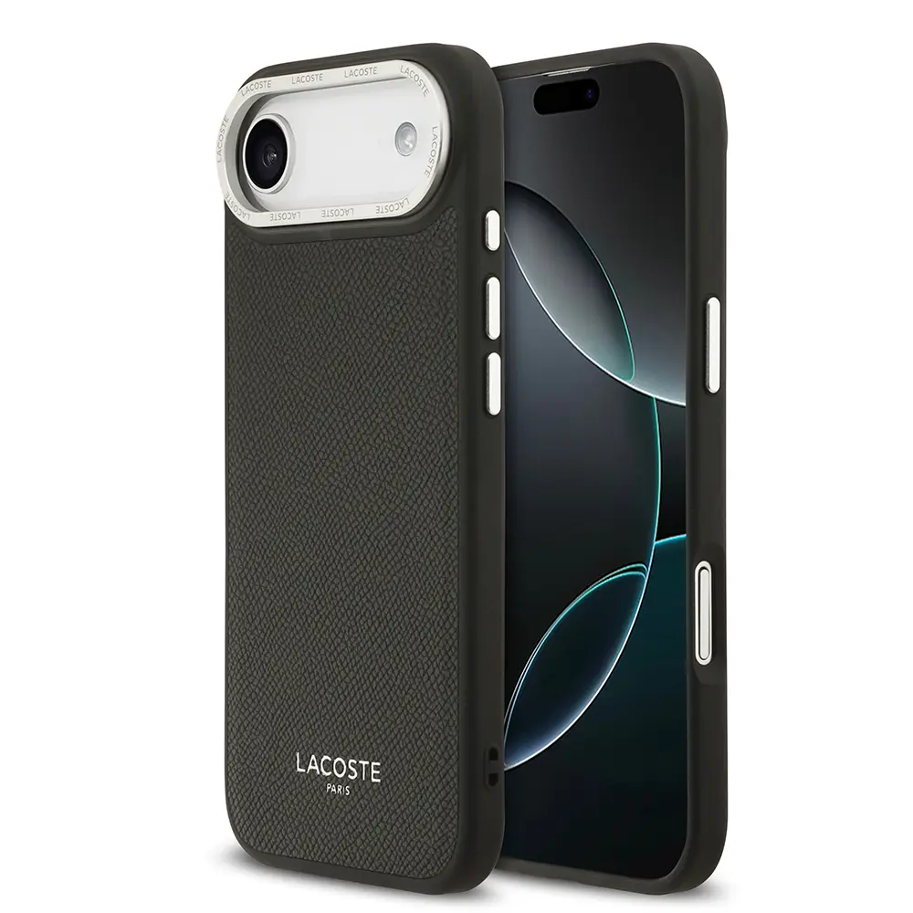iPhone 17 Air MagSafe Uyumlu PU Deri Kılıf - Lacoste Champs Elysees