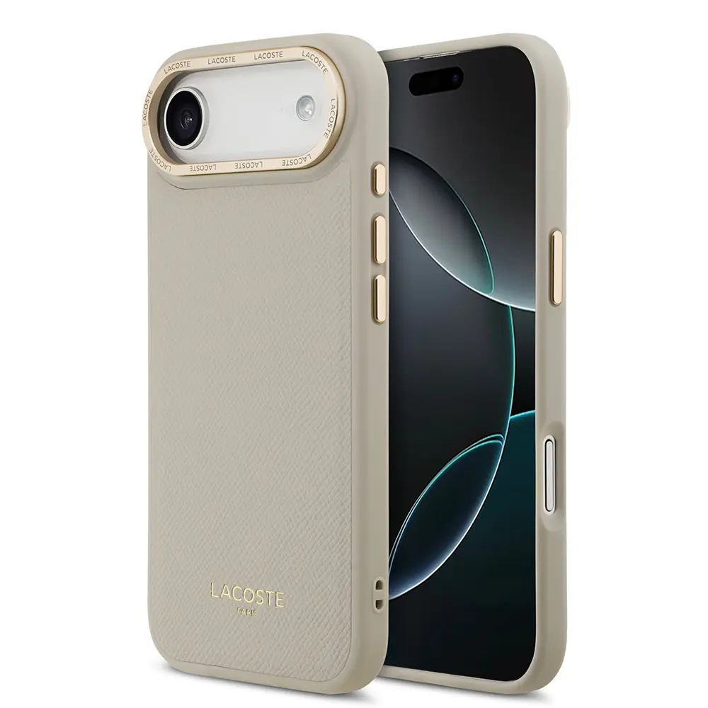 iPhone 17 Air MagSafe Uyumlu PU Deri Kılıf - Lacoste Champs Elysees