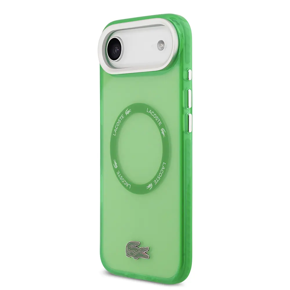 iPhone 17 Air MagSafe Uyumlu Kılıf - Lacoste Lisanslı Buzlu Kapak