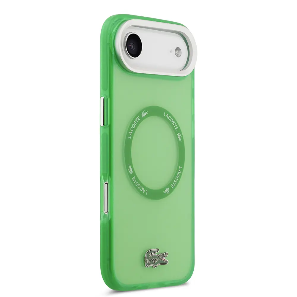 iPhone 17 Air MagSafe Uyumlu Kılıf - Lacoste Lisanslı Buzlu Kapak