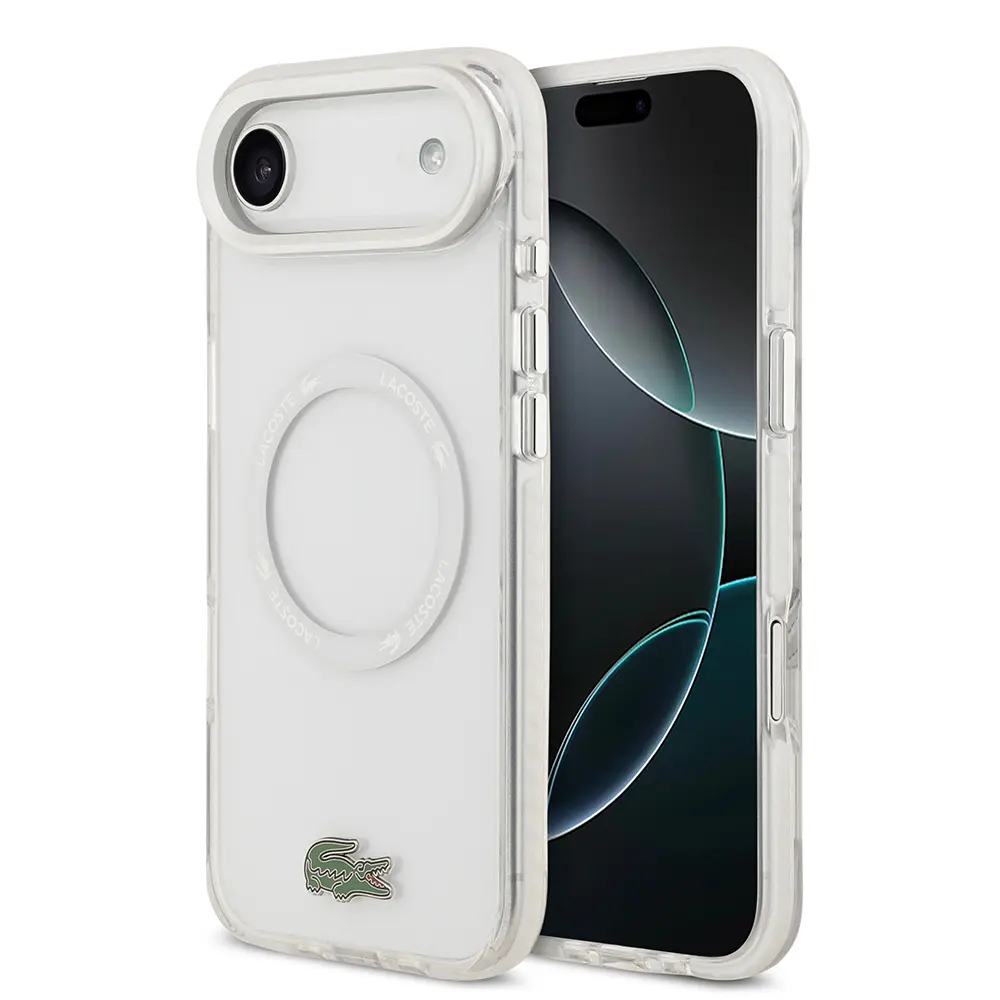 iPhone 17 Air MagSafe Uyumlu Kılıf - Lacoste Lisanslı Buzlu Kapak