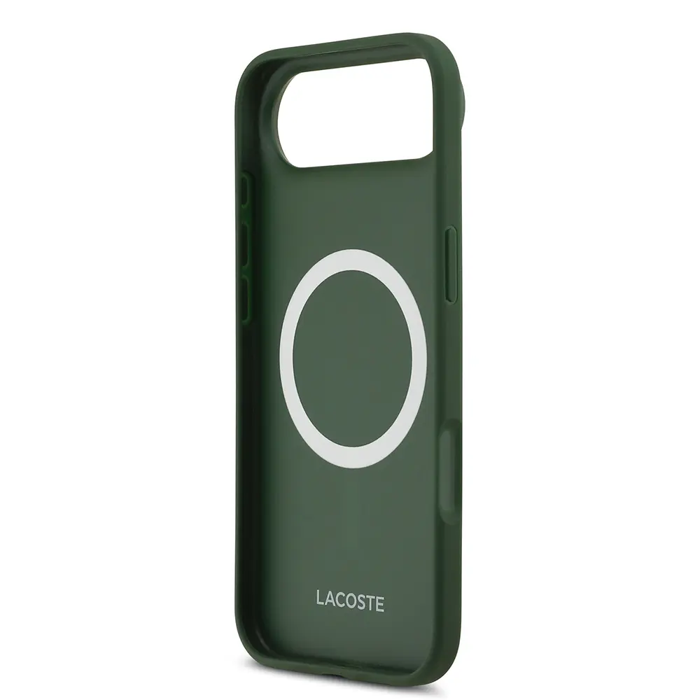 iPhone 17 Air MagSafe Uyumlu PU Deri Kılıf - Lacoste Lisanslı