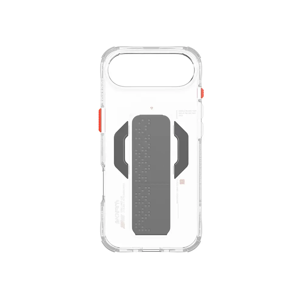 iPhone 17 Air MagSafe Uyumlu Standlı Şeffaf Kılıf - Skinarma Haxa