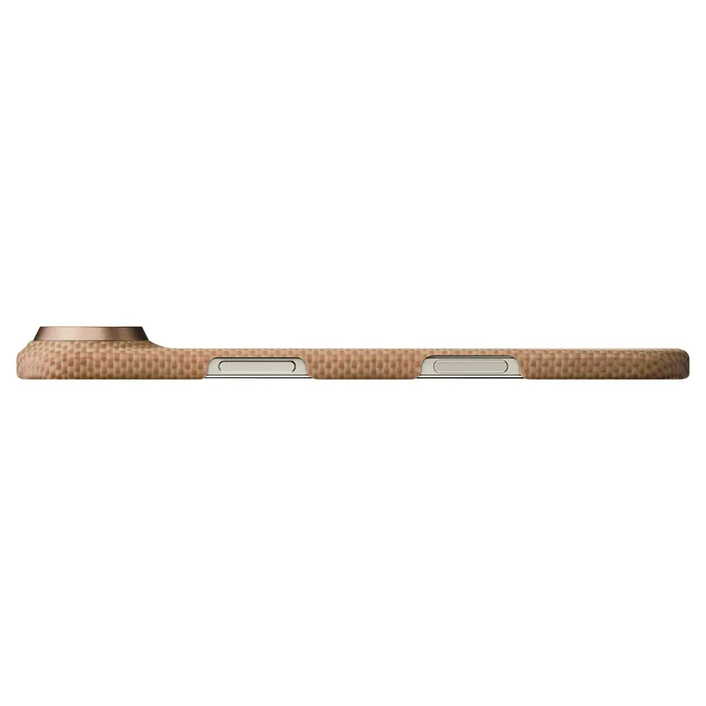 iPhone 17 Air MagSafe Uyumlu Aramid Fiber Kılıf - Pitaka Glints of Gold Ultra Slim