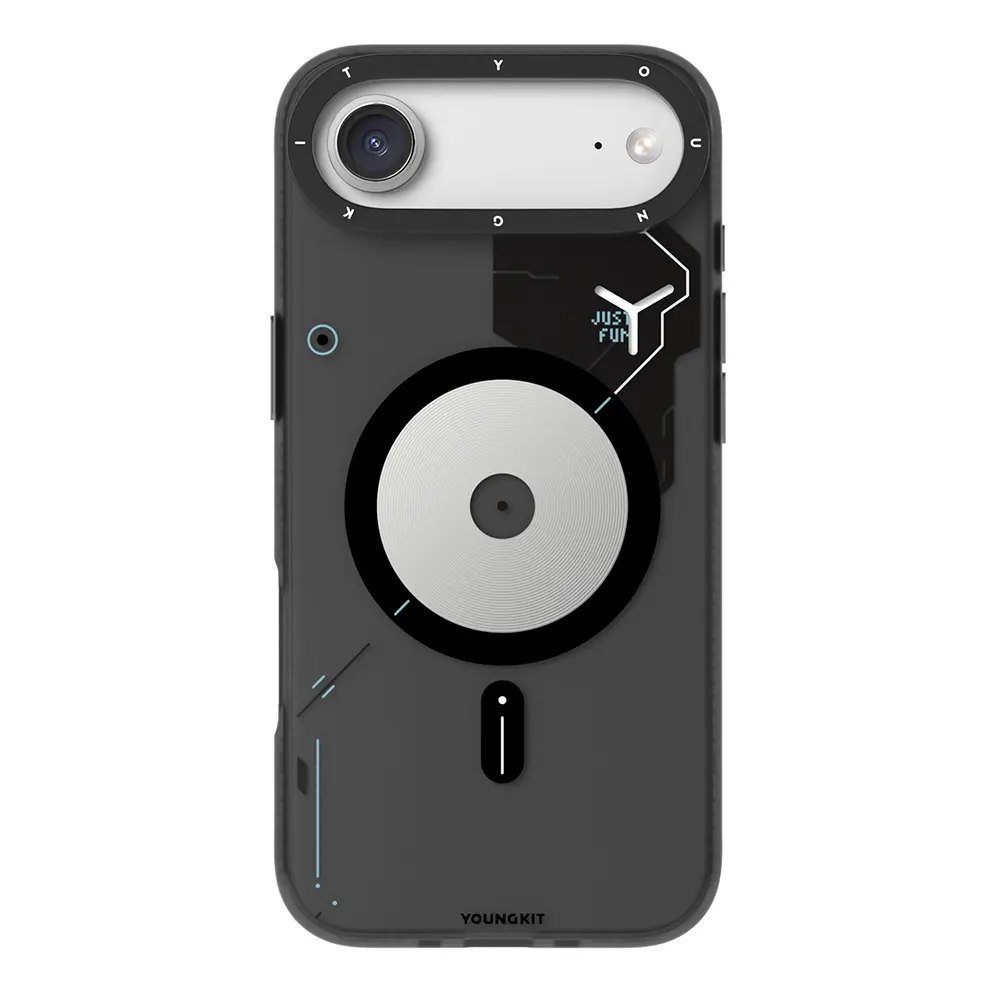 iPhone 17 Air MagSafe Uyumlu Disk Desenli Kılıf - Youngkit Disc Battle