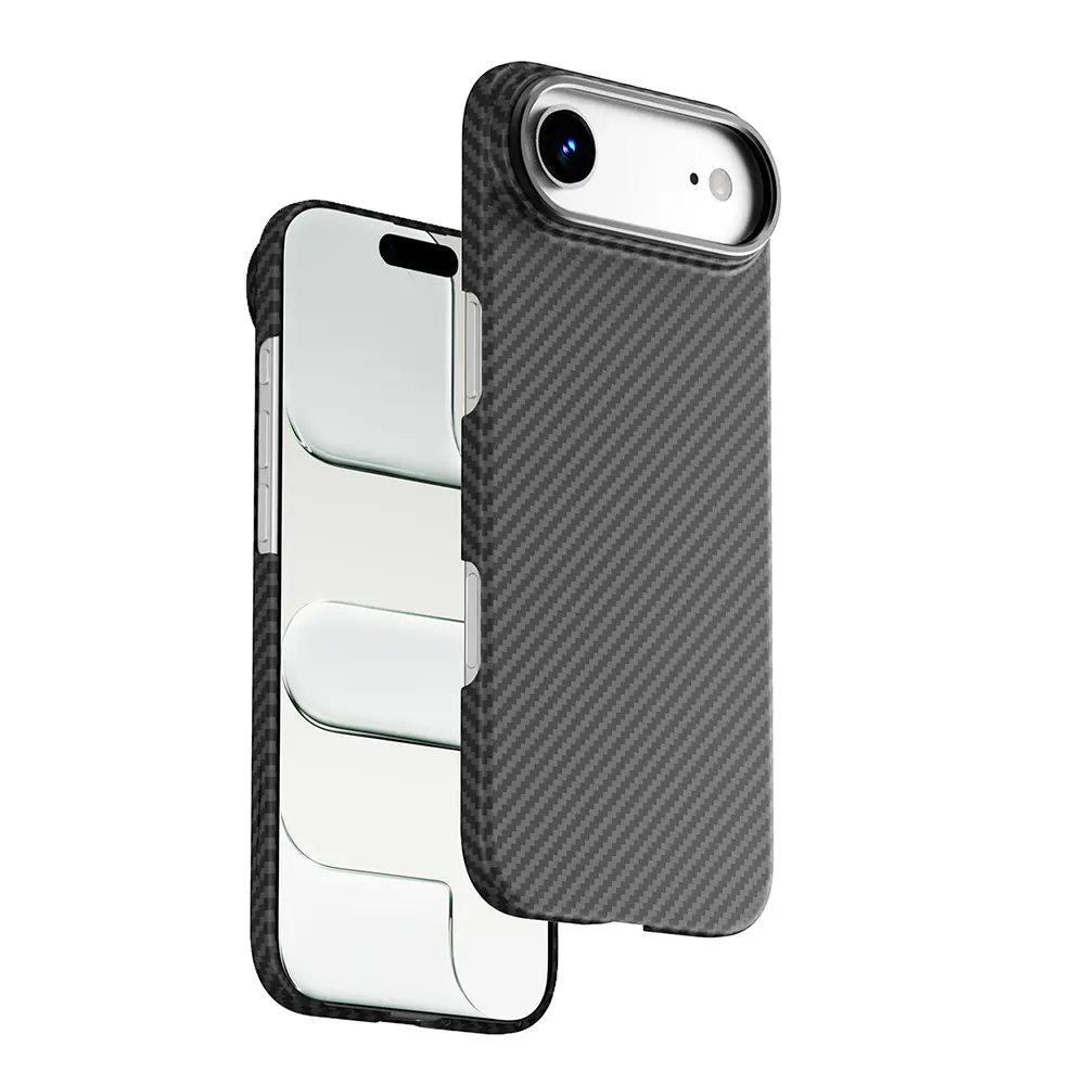 iPhone 17 Air MagSafe Uyumlu Kamera Standlı Kılıf - Wiwu DCC-206 Aramid Air