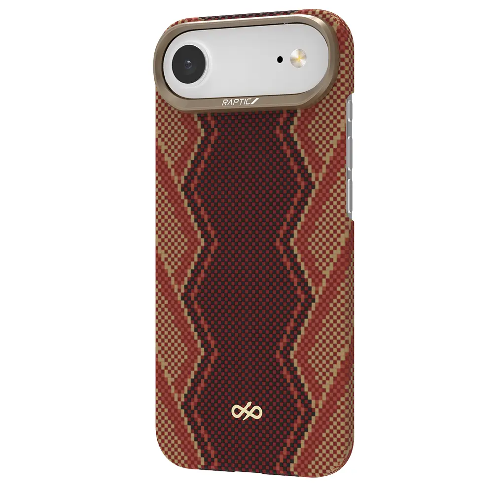 iPhone 17 Air MagSafe Uyumlu Aramid Fiber Kılıf - Raptic Aramid Skin Bionic