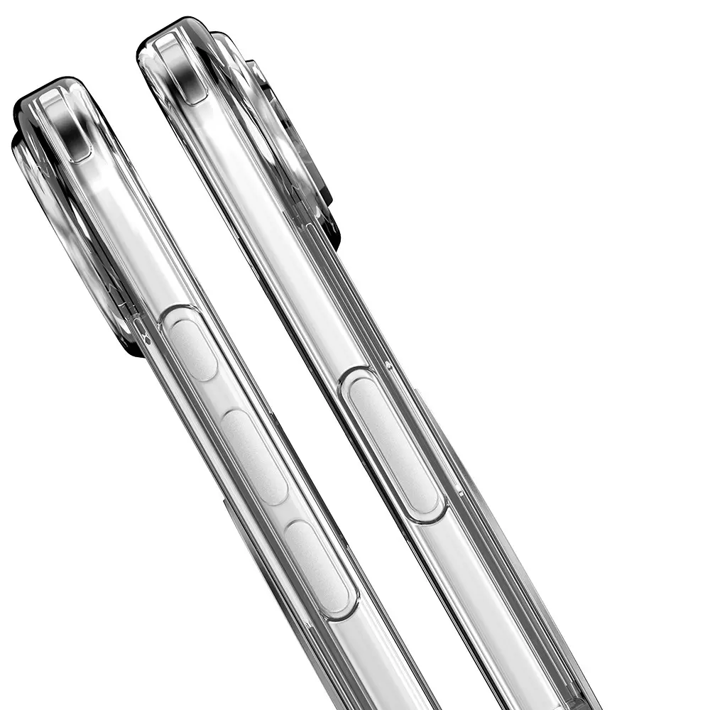 iPhone 17 Air MagSafe Uyumlu Standlı Şeffaf Kılıf - Mutural Fresh