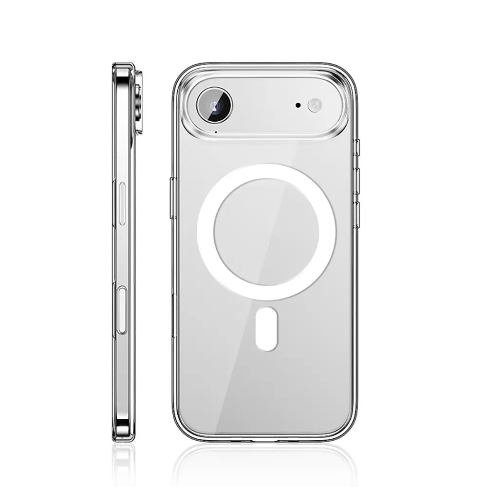 iPhone 17 Air MagSafe Uyumlu Şeffaf Sert PC Kılıf - Wlons Pita