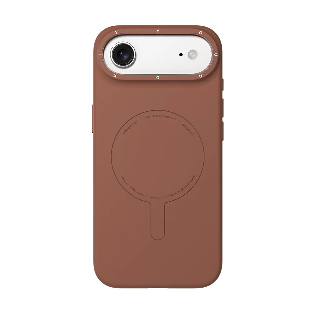 iPhone 17 Air MagSafe Uyumlu Silikon Kılıf - Youngkit Morandi