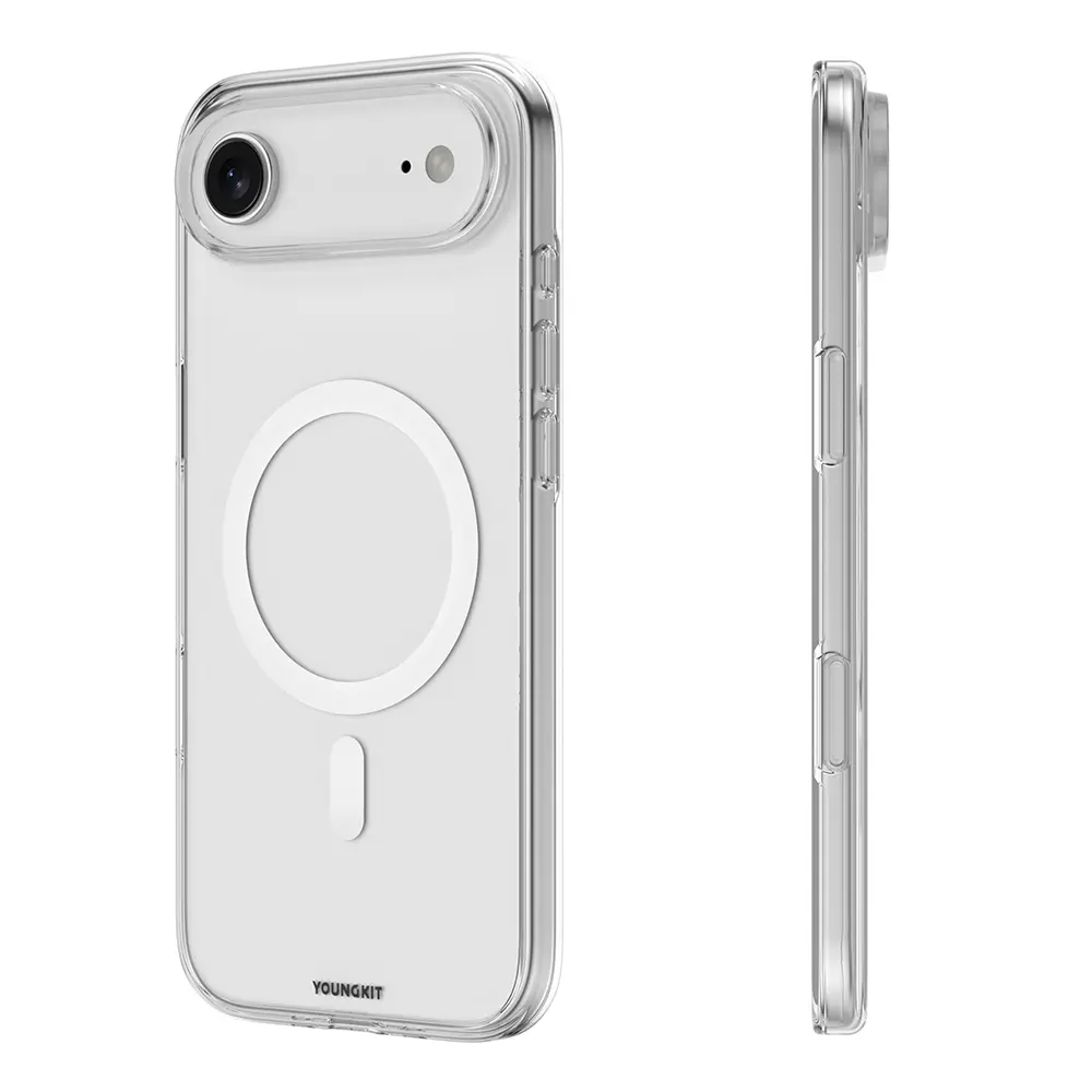 iPhone 17 Air MagSafe Uyumlu Şeffaf Kılıf - Youngkit Clear