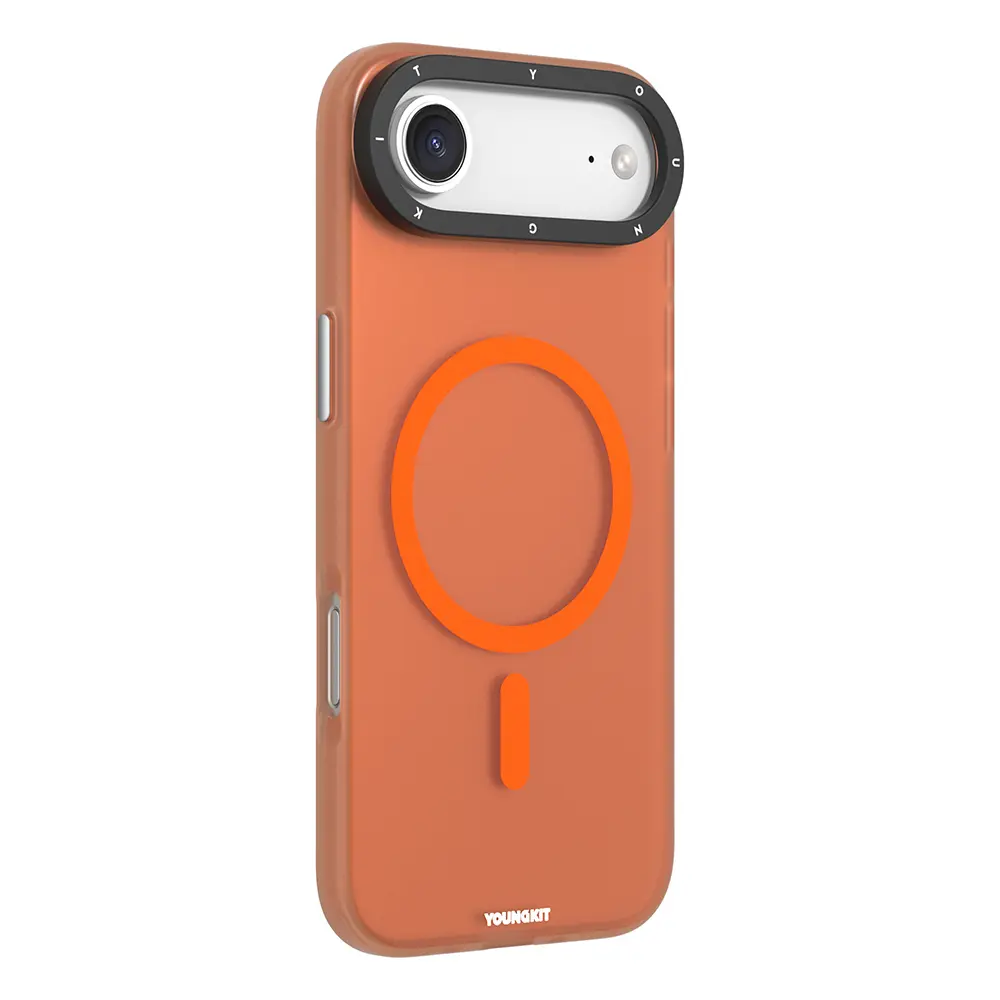 iPhone 17 Air MagSafe Uyumlu Şeffaf Kılıf - Youngkit Hidden Sand