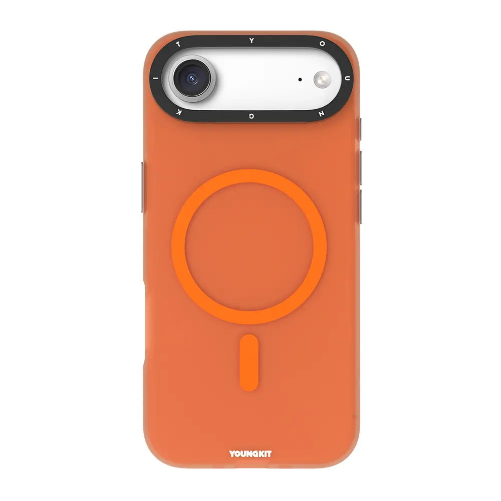 iPhone 17 Air MagSafe Uyumlu Şeffaf Kılıf - Youngkit Hidden Sand