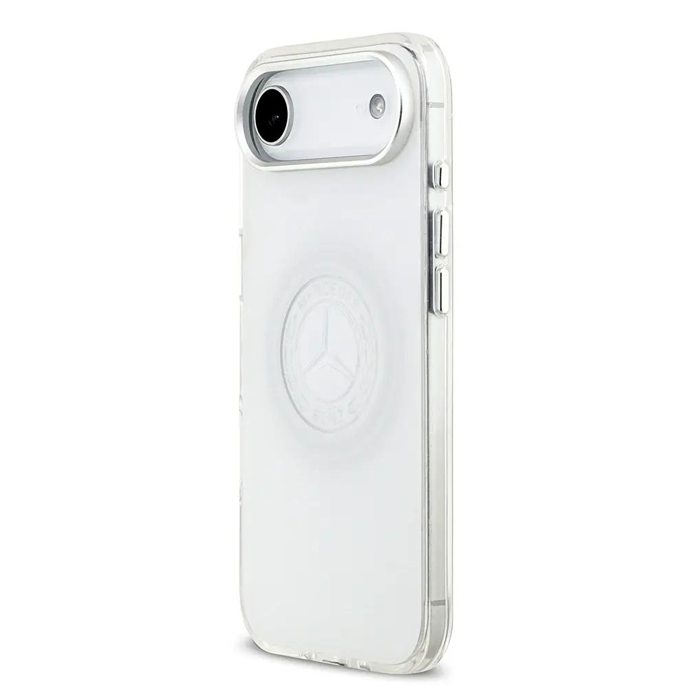 Apple iPhone 17 Air Kılıf Mercedes Benz Orjinal Lisanslı M-safe Şarj Özellikli Buzlu PC Nostaljik Yıldız Dizayn Kapak