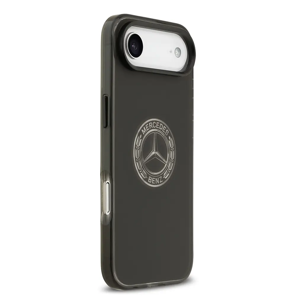 Apple iPhone 17 Air Kılıf Mercedes Benz Orjinal Lisanslı M-safe Şarj Özellikli Buzlu PC Nostaljik Yıldız Dizayn Kapak