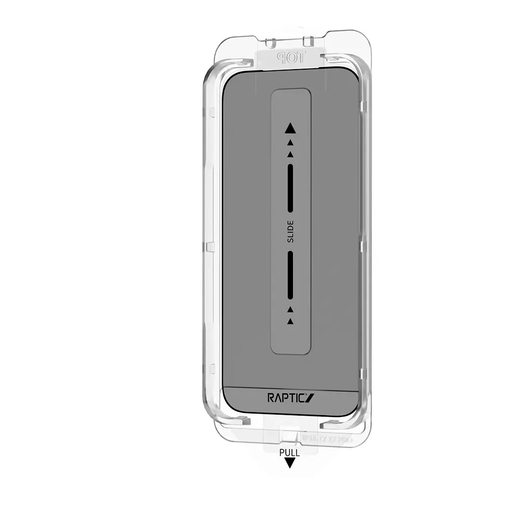 iPhone 17 Air Hayalet Ekran Koruyucu, 2 Adet ve Uygulama Aparatlı - Raptic Air Glass 2.5D