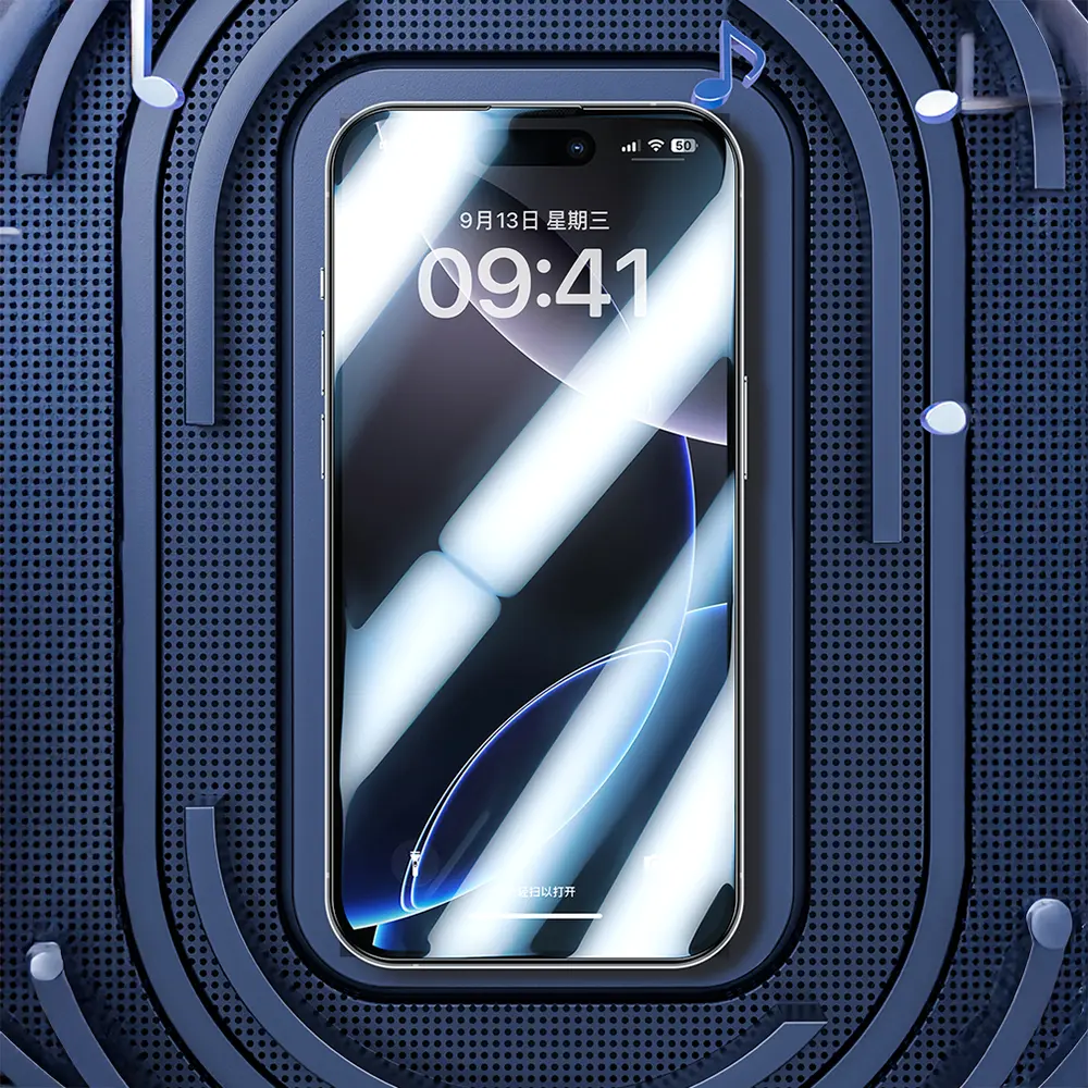 iPhone 17 Mat Oyun Ekran Koruyucu + Uygulama Aparatı - Benks JoyTouch