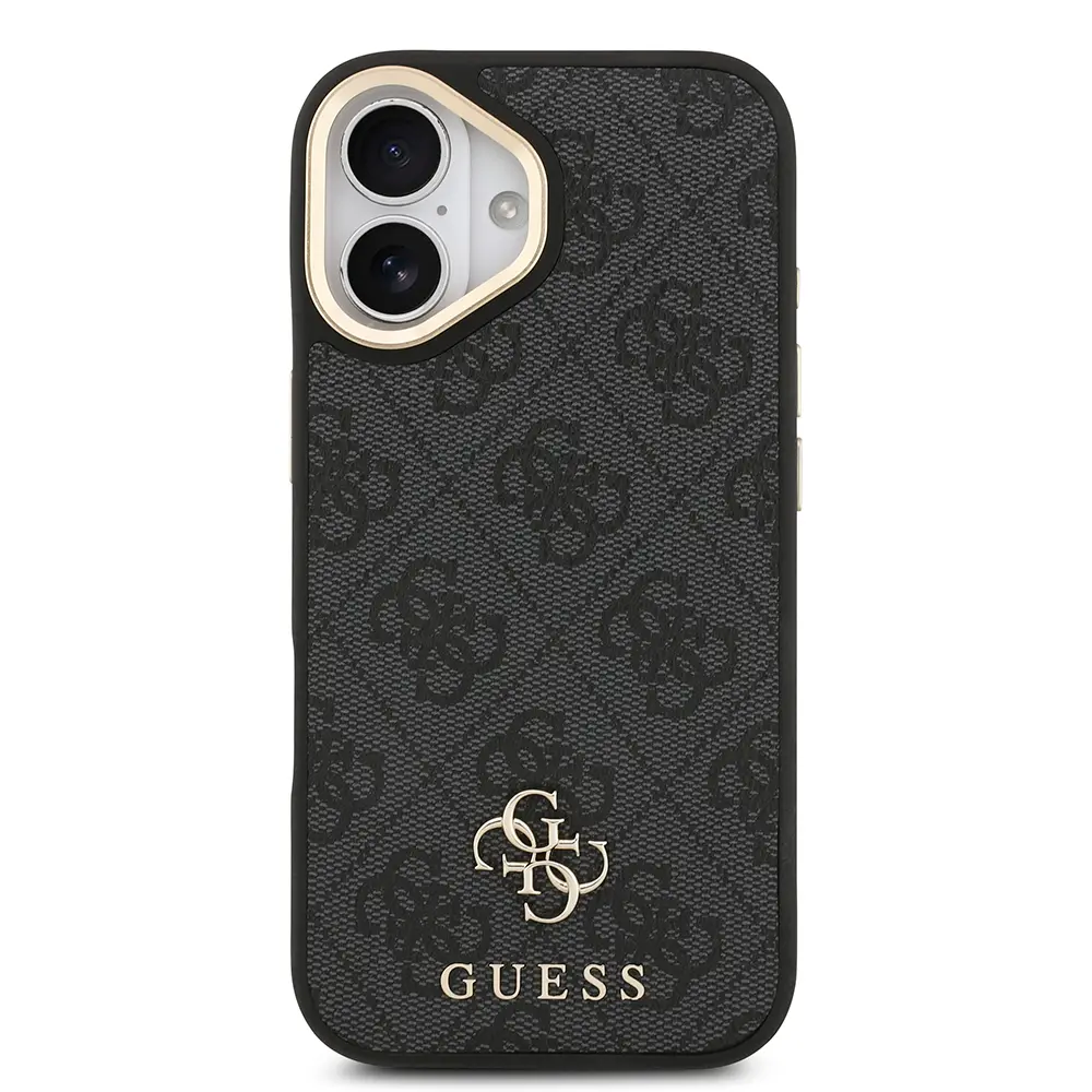 iPhone 17 Guess Lisanslı 4G Logolu Kılıf + Ekran ve Lens Koruyucu Set
